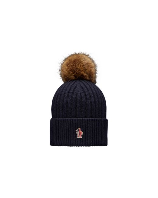 3 MONCLER GRENOBLE Gray Ribbed-knit Cashmere And Wool Beanie