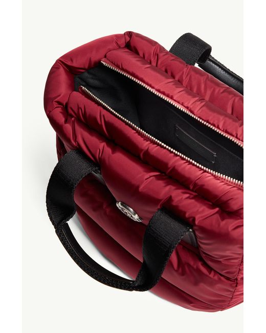 Moncler Red Caradoc Water-Repellent Mini Tote Bag