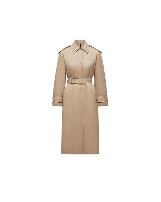 Moncler Brown Yevre Down Trench