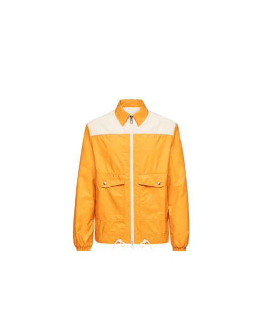 Moncler Orange Moncler Dirillo Shirt Jacket for men
