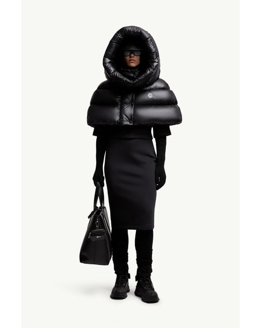 Moncler x Edward Enninful Black X Ee72 By Edward Enninful Neoprene Skirt