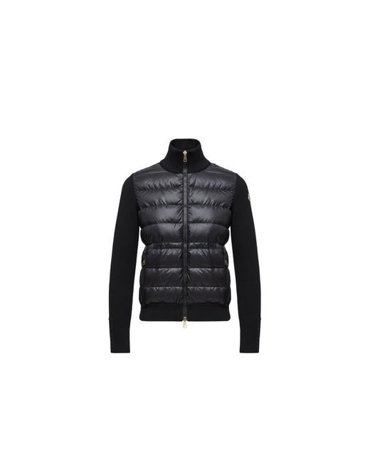 Sudadera Acolchado De Lana Con Cremallera, Talla Moncler de color Black