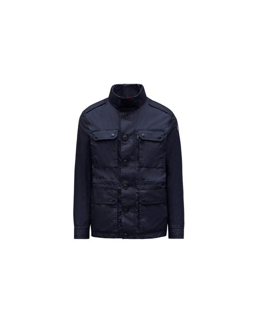 Moncler Blue Lez Rain Jacket for men