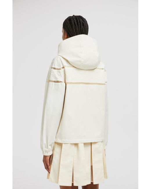 Chaqueta Con Capucha Bordada Clisson, Mujer, Talla Moncler de color White