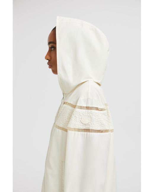 Chaqueta Con Capucha Bordada Clisson, Mujer, Talla Moncler de color White