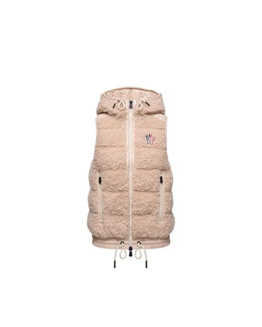 Moncler Natural Teddy Padded Gilet