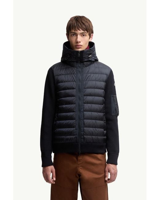 Cárdigan Acolchado Con Cremallera, Hombre, Talla Moncler de hombre de color Blue