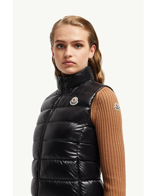 Moncler Ghany ベスト ブラック | Lyst