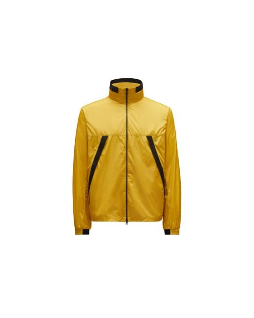 Moncler Synthetic Heiji Rain Jacket in Yellow for Men | Lyst