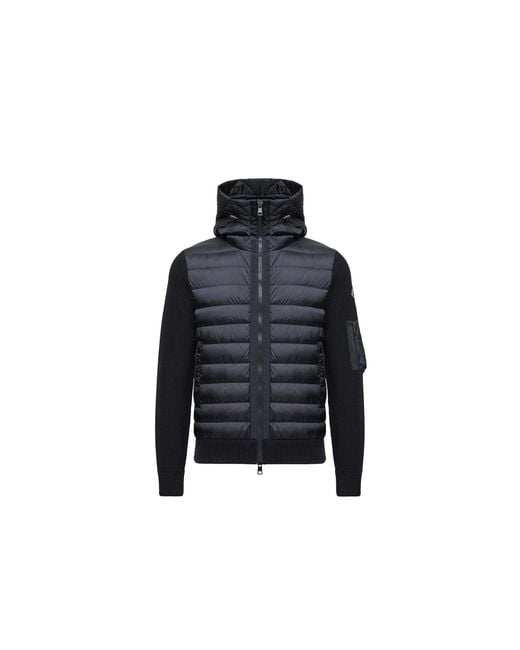 Cárdigan Acolchado Con Cremallera, Hombre, Talla Moncler de hombre de color Blue