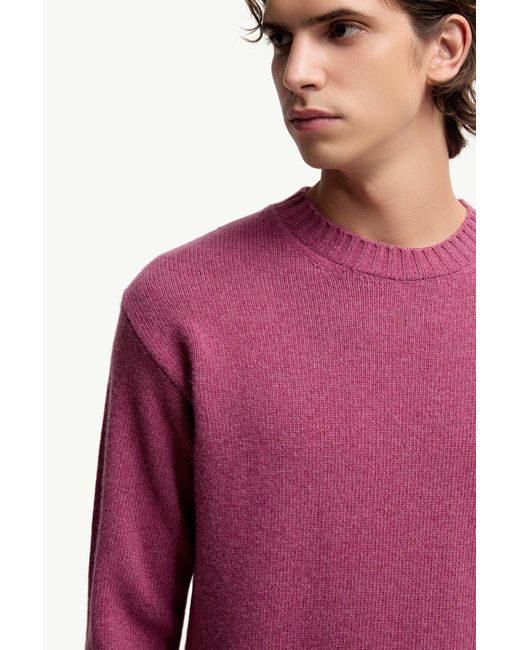 Moncler Purple Wool & Cashmere Jumper for men