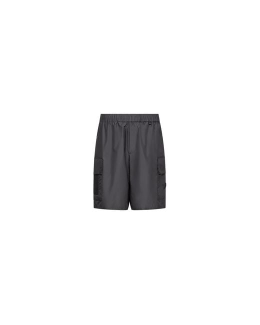 Moncler Gray Moncler Cargo Shorts for men