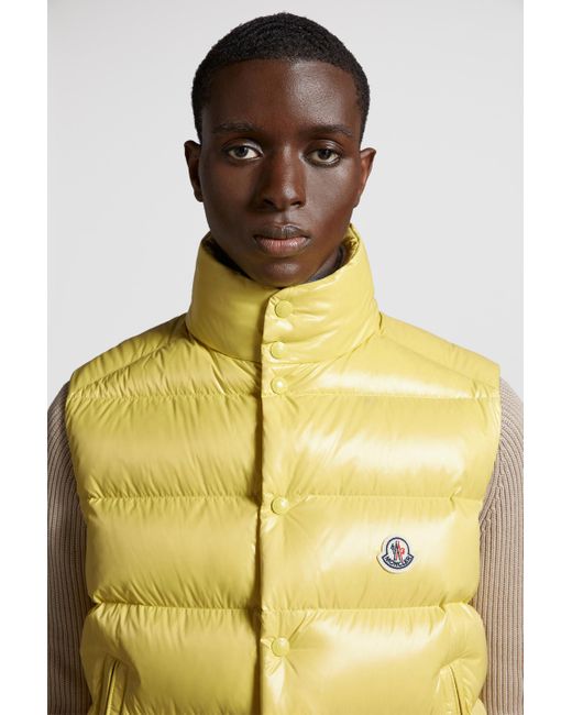 Moncler Yellow Tibb Down Vest for men