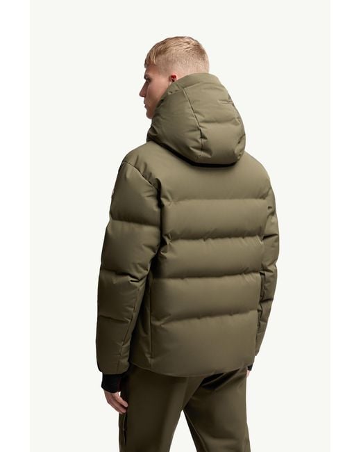 Moncler Fellberg Daunen-Skijacke Mit Kapuze, Herren, Größe in Green für Herren