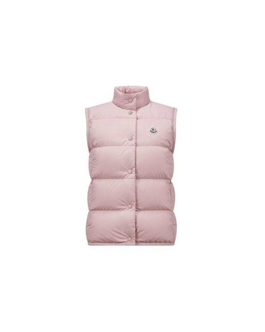 Moncler Pink Badia Down Gilet