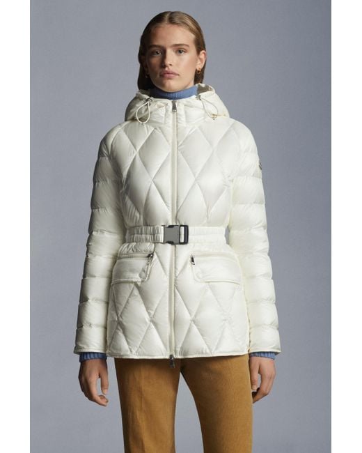 Moncler Synthetic Serignan Parka Jacket in White | Lyst