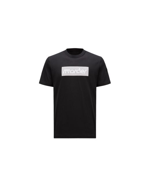 Moncler Black Logo T-shirt for men