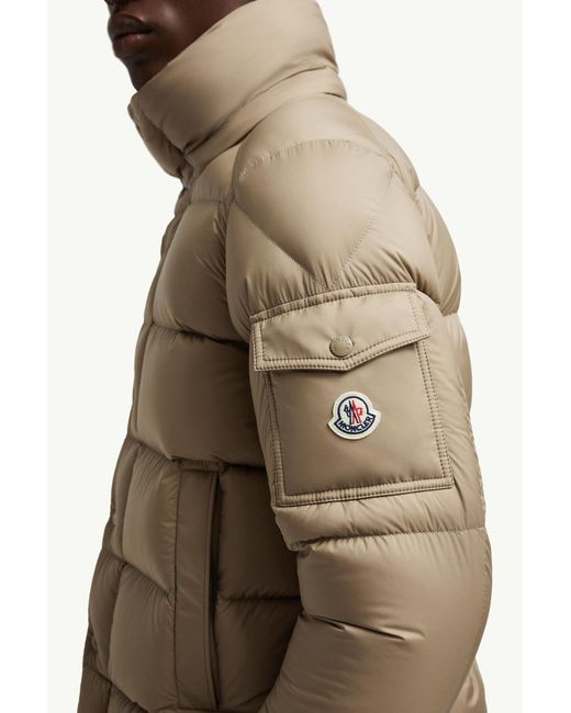 Moncler Natural Moncler Maya 70 Hooded Short Down Jacket for men