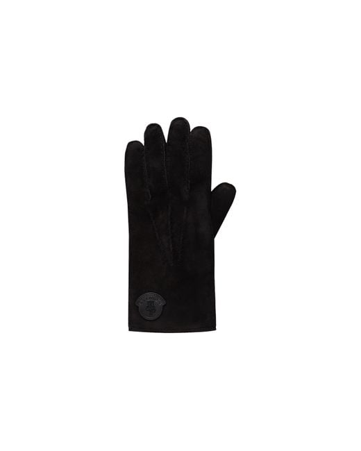 Moncler Black Sheepskin Gloves for men