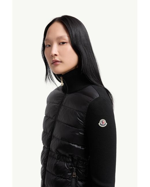 Sudadera Acolchado De Lana Con Cremallera, Talla Moncler de color Black
