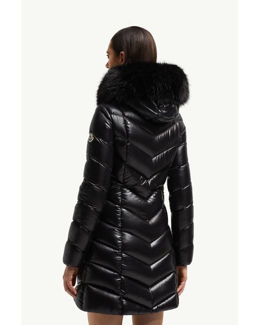 Moncler Black Fulmarus Hooded Long Down Jacket