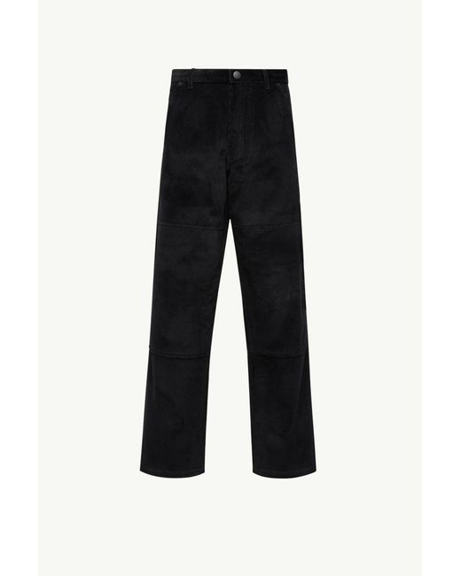 Moncler Black Corduroy Jogging Trousers for men