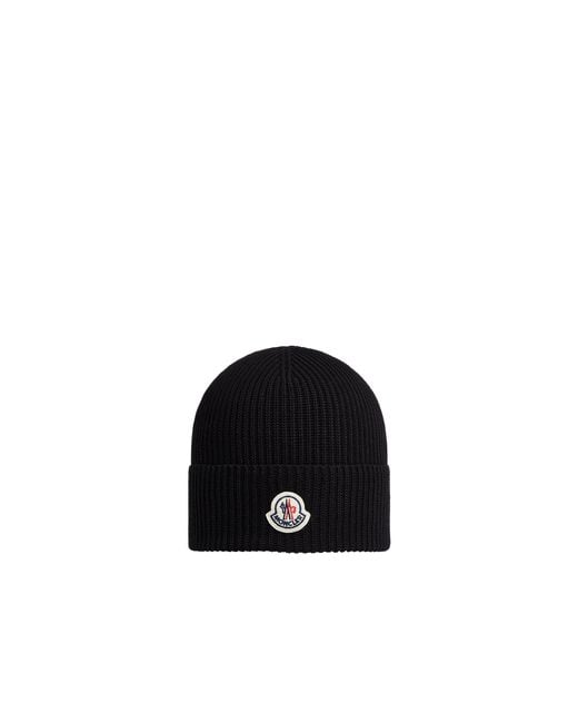 Gorro De Cachemira Y Lana, Hombre, Talla Moncler de hombre de color Black
