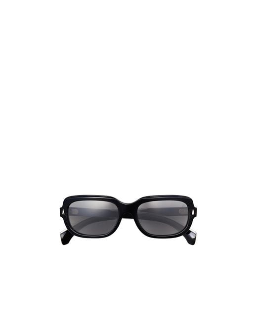 Moncler Black Moncler Suntrap Rectangular Sunglasses