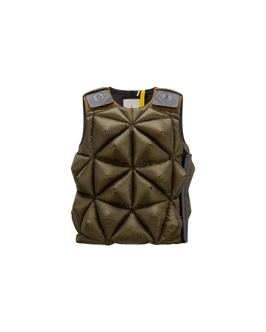 Moncler X Pharrell Williams Green Holly Down Vest