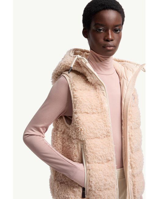 Moncler Natural Teddy Padded Gilet