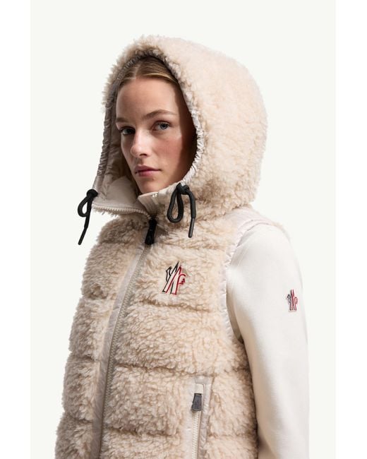 Moncler Natural Teddy Padded Gilet