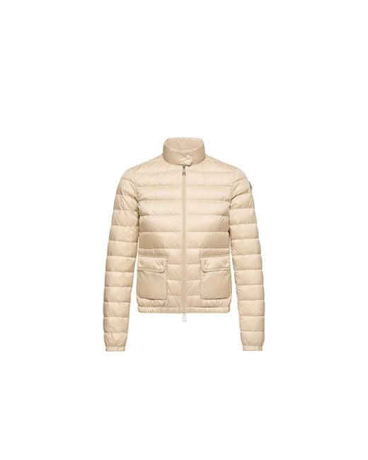 Moncler Natural Moncler Lans Packable Short Down Jacket