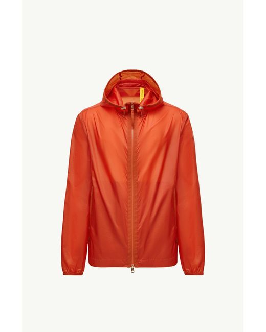 Moncler x Gilga Farm designed by Donald Glover Red X Gilga Farm By Donald Glover Hamlin Hooded Windbreaker for men