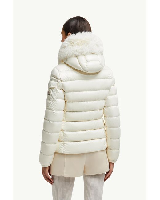 Doudoune Courte À Capuche En Matière Synthétique Badyf Moncler en coloris White