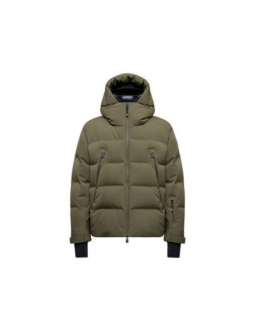 Moncler Fellberg Daunen-Skijacke Mit Kapuze, Herren, Größe in Green für Herren