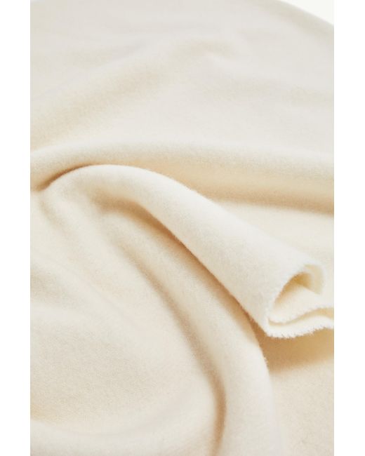 Moncler Natural Wool Felt Scarf