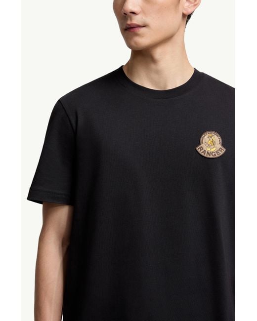Camiseta De Algodón Con Logotipo Mon Duck, Hombre, Talla Moncler de hombre de color Black