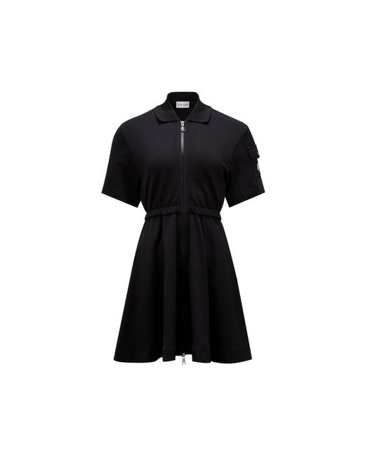 Robe polo Moncler en coloris Black