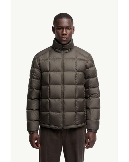 メンズ Moncler Eglise ショートダウンジャケット Brown
