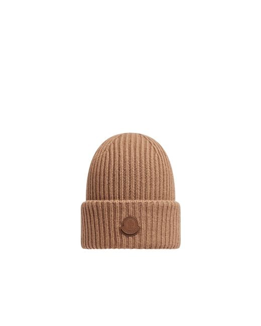 メンズ Moncler ニットキャップ Brown