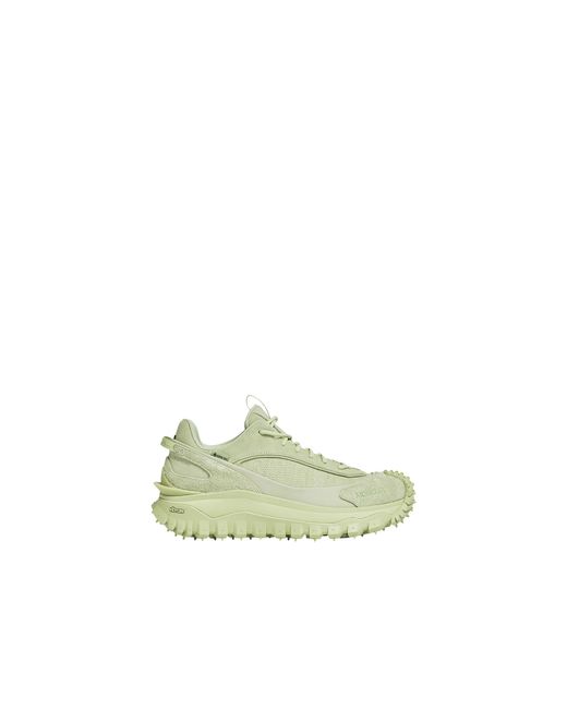 Moncler Green Moncler Trailgrip Momint Nubuck & Suede Sneakers for men