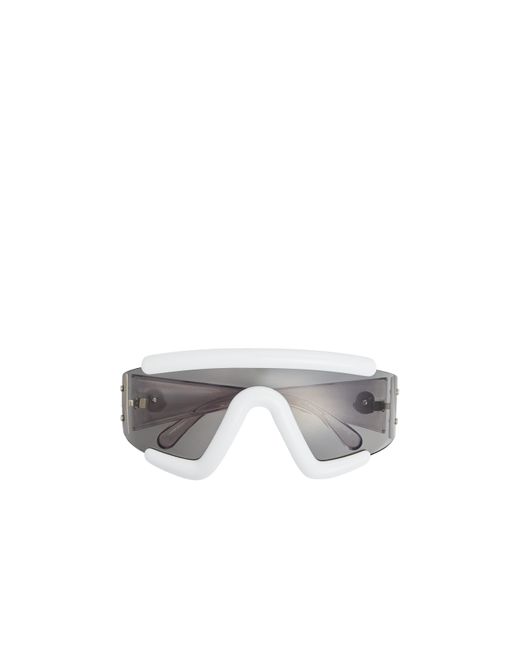 MONCLER LUNETTES Black Lancer Shield Sunglasses