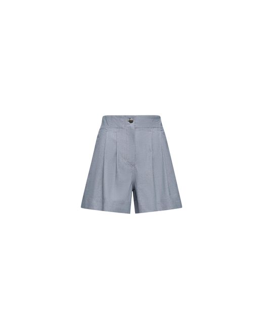 Moncler Blue Moncler Chambray Shorts
