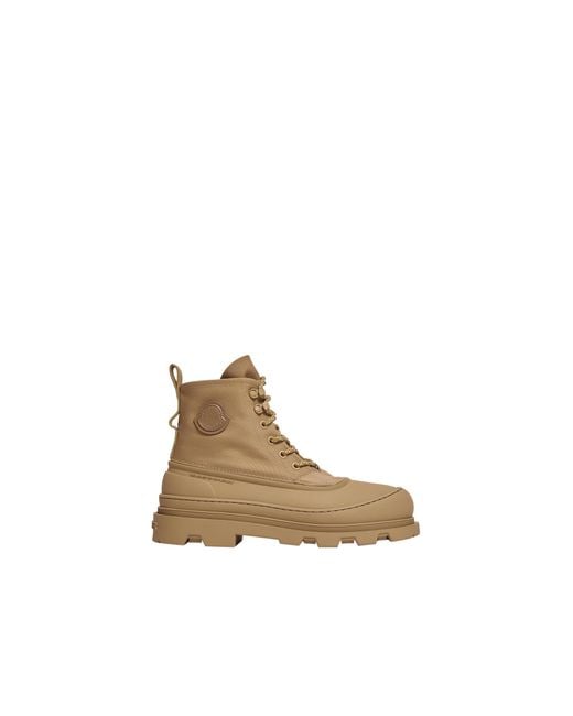 Moncler Natural Moncler Vera Sheal Lace-Up Boots