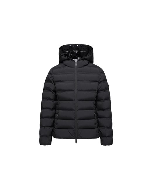 Moncler Black Moncler Alete Hooded Short Down Jacket