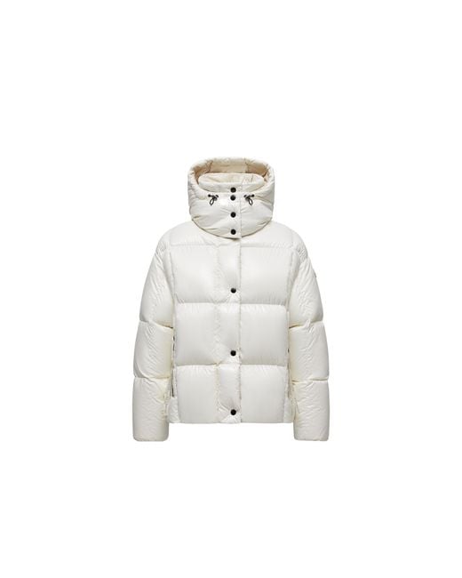Doudoune Courte À Capuche Parana Moncler en coloris White