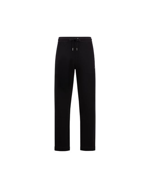 Moncler Black Neoprene Track Pants for men