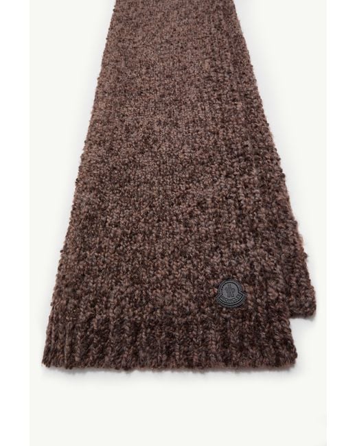 Bufanda De Mezcla De Lana Y Alpaca, Hombre, Talla Moncler de hombre de color Brown