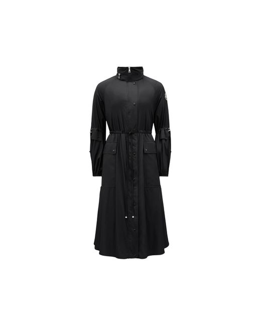 Moncler Black Lins Parka Coat