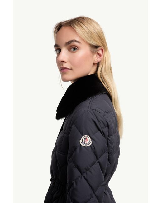 Doudoune Courte Cygne En Finitions Synthétiques Moncler en coloris Blue